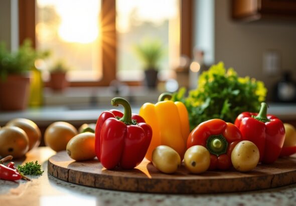 Avec 3 poivrons et des pommes de terre : un dîner croustillant prêt en 20 minutes pour dire adieu aux nuggets maison