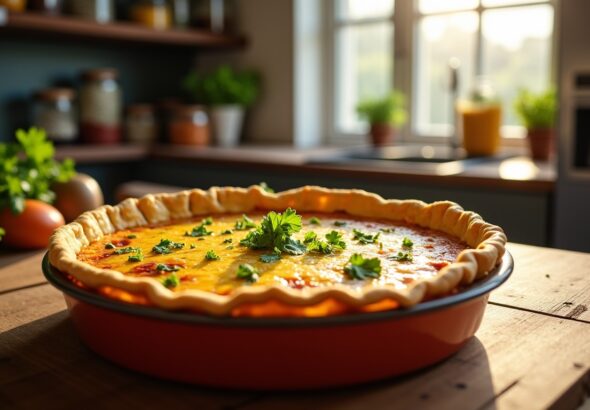 Quiche sans pâte ultra croustillante en 25 minutes : le secret de cet ingrédient surprise du frigo