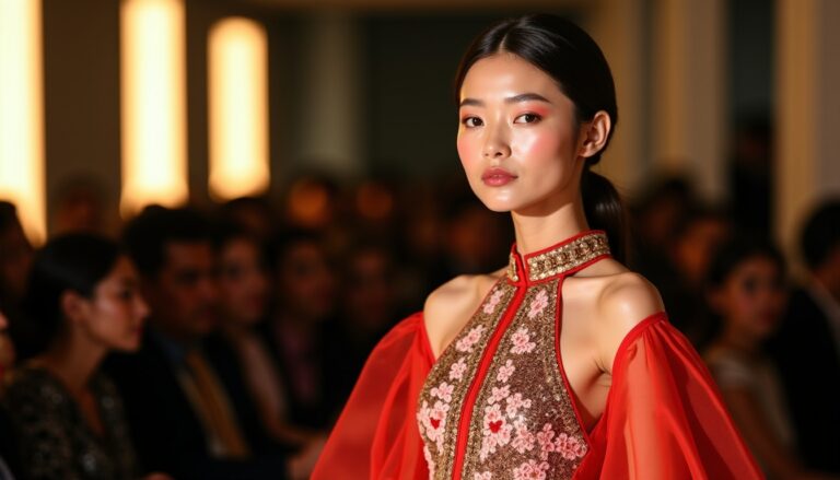 Devon Aoki : L'élégance asiatique qui illumine les podiums