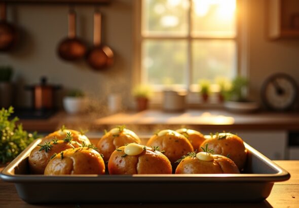 Pommes de terre au four : la petite astuce coup de couteau en 30 minutes qui rivalise avec tous vos gratins maison