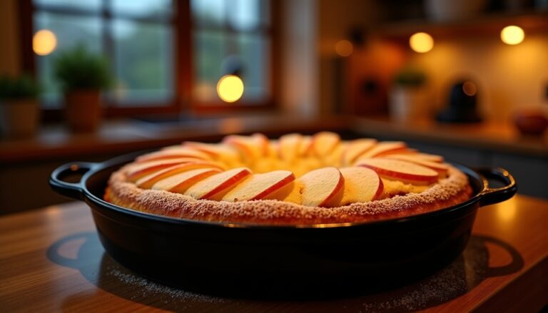 Gâteau aux pommes ultra fondant prêt en 10 minutes : la cuisson à la poêle à découvrir dès ce soir