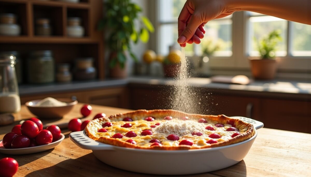 Adieu les clafoutis caoutchouteux : découvrez le secret des cerises en 6 ingrédients avec cet ingrédient sec ajouté à la toute fin