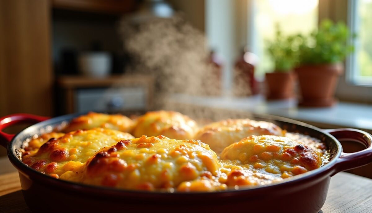 Poulet gratiné ultra fondant : la couche secrète sous le fromage qui garantit une viande juteuse et savoureuse