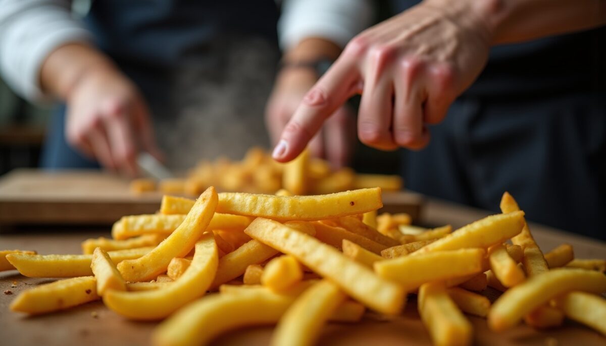 Le secret des chefs belges pour des frites croustillantes : le geste souvent oublié avant la cuisson finale