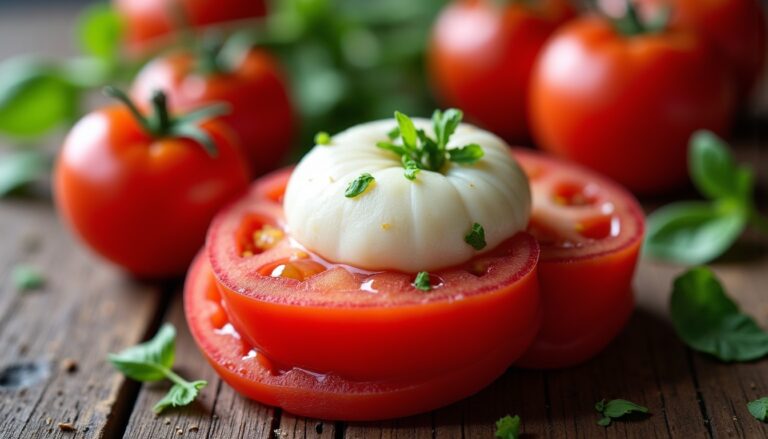 Entrée tomate-burrata : l'erreur fréquente avec vos tomates qui ruine la fraîcheur dès la première bouchée