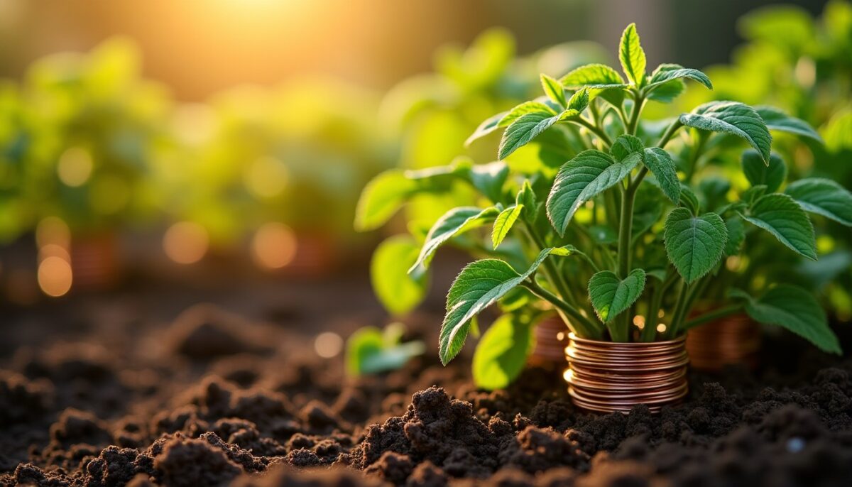 « Un vétéran m’a révélé » : le rôle insoupçonné du fil de cuivre sous vos plants de tomates contre les limaces