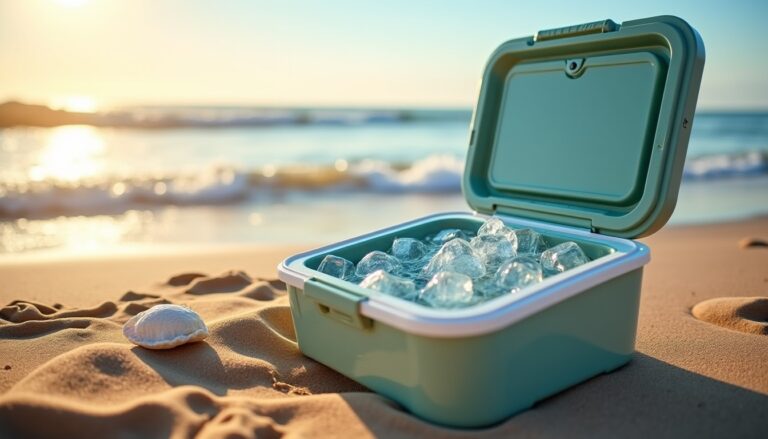 Glacière en vacances : l’erreur fréquente avec l’eau au fond qui fait fondre la glace trop rapidement
