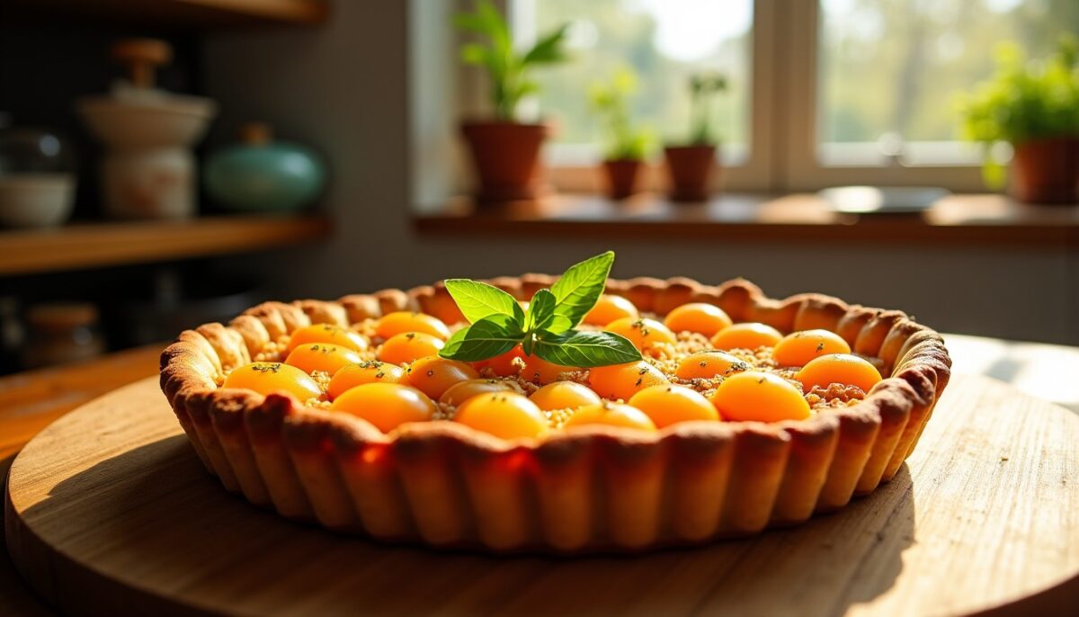 Abricots sans saveur ? En 15 minutes au four avec cette herbe du jardin, vous transformerez votre tarte en un délice irrésistible !