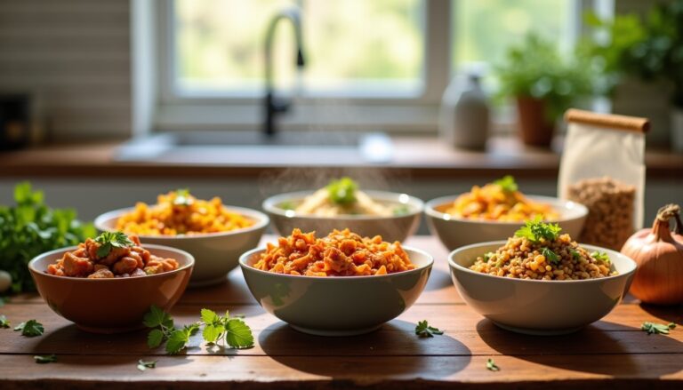 Fins de mois serrées : 5 dîners chaleureux et économiques à moins de 2€ par personne, préparés avec ce que contient votre placard