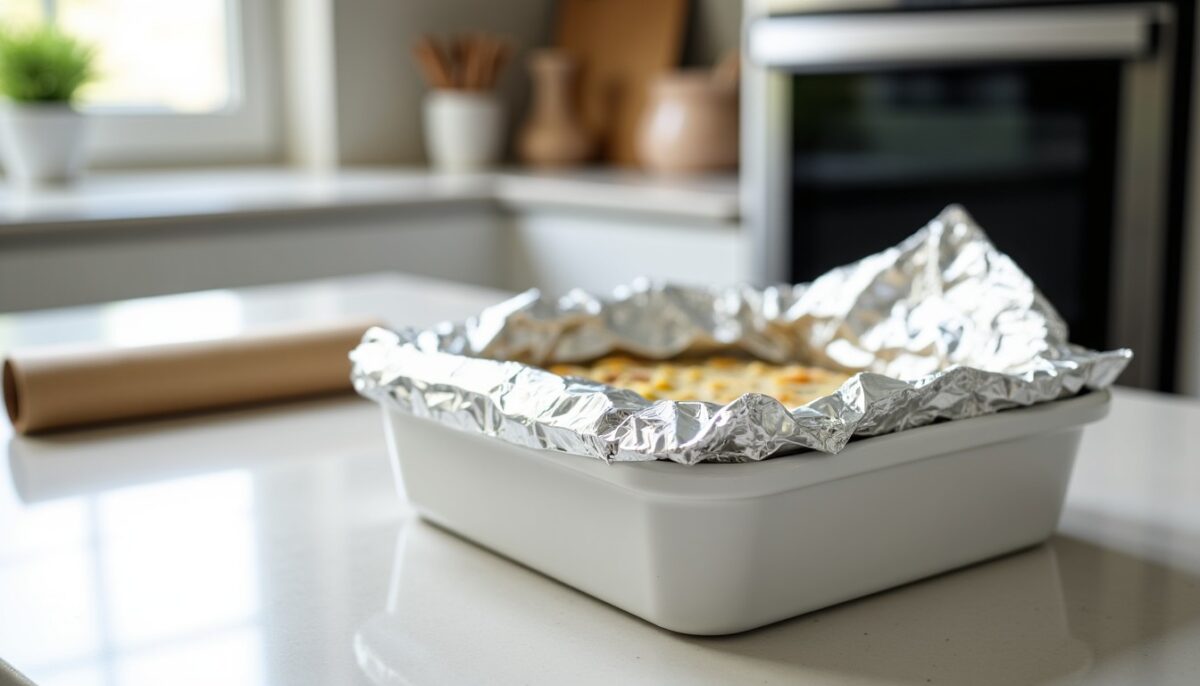 Papier cuisson sous l’aluminium : pourquoi cette astuce est recommandée pour protéger vos plats ?