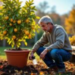 Quand un citronnier perd ses feuilles en octobre, les anciens regardaient sous le pot avant de sortir le pulvérisateur