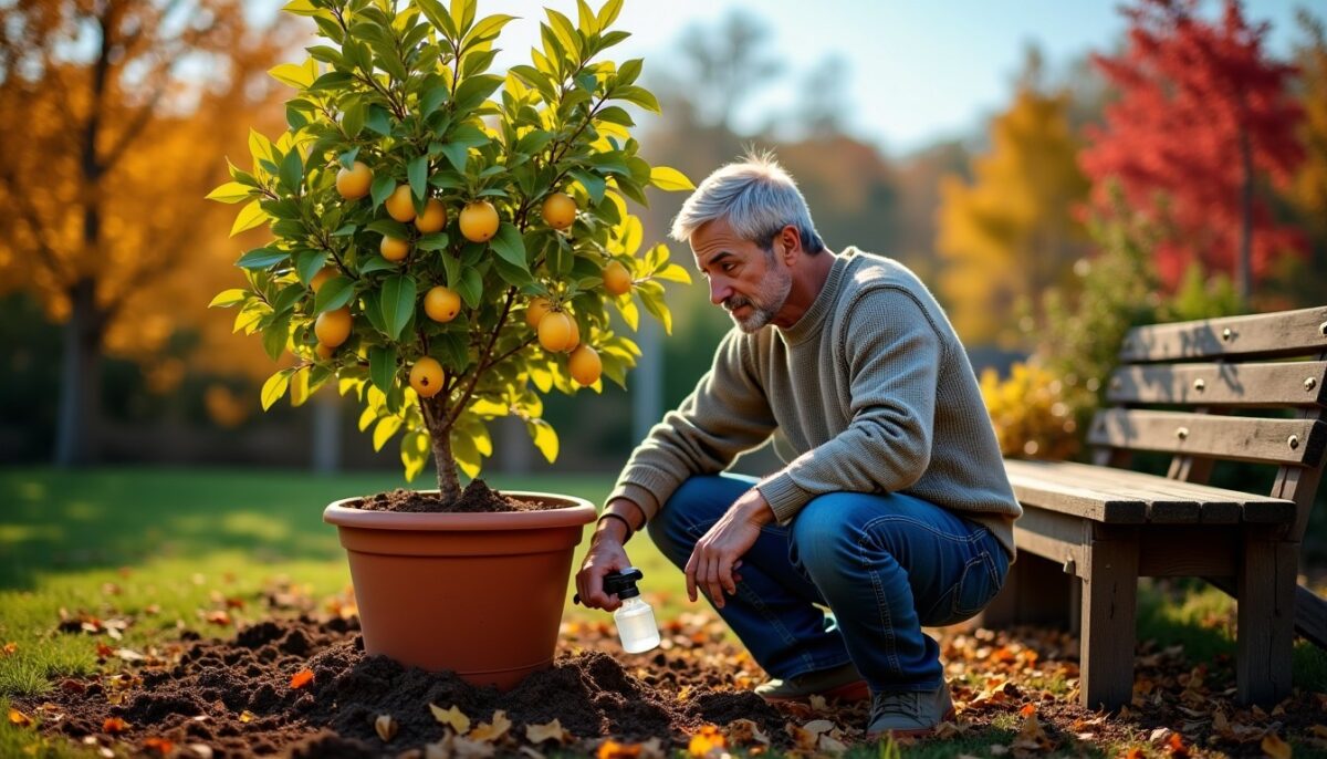 Quand un citronnier perd ses feuilles en octobre, les anciens regardaient sous le pot avant de sortir le pulvérisateur